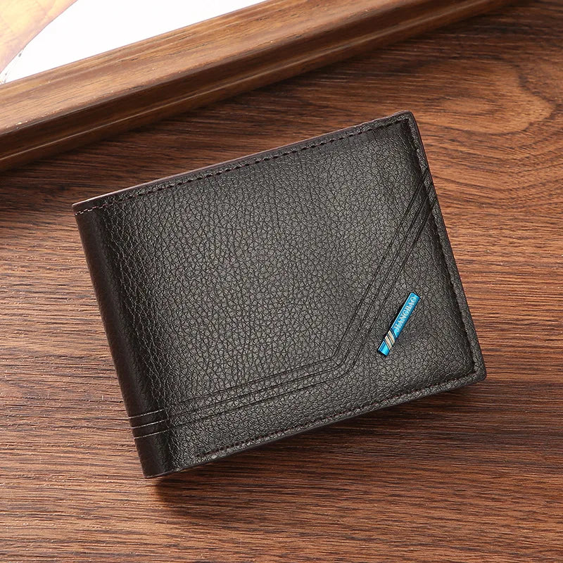 Bifold Faux Leather Wallet