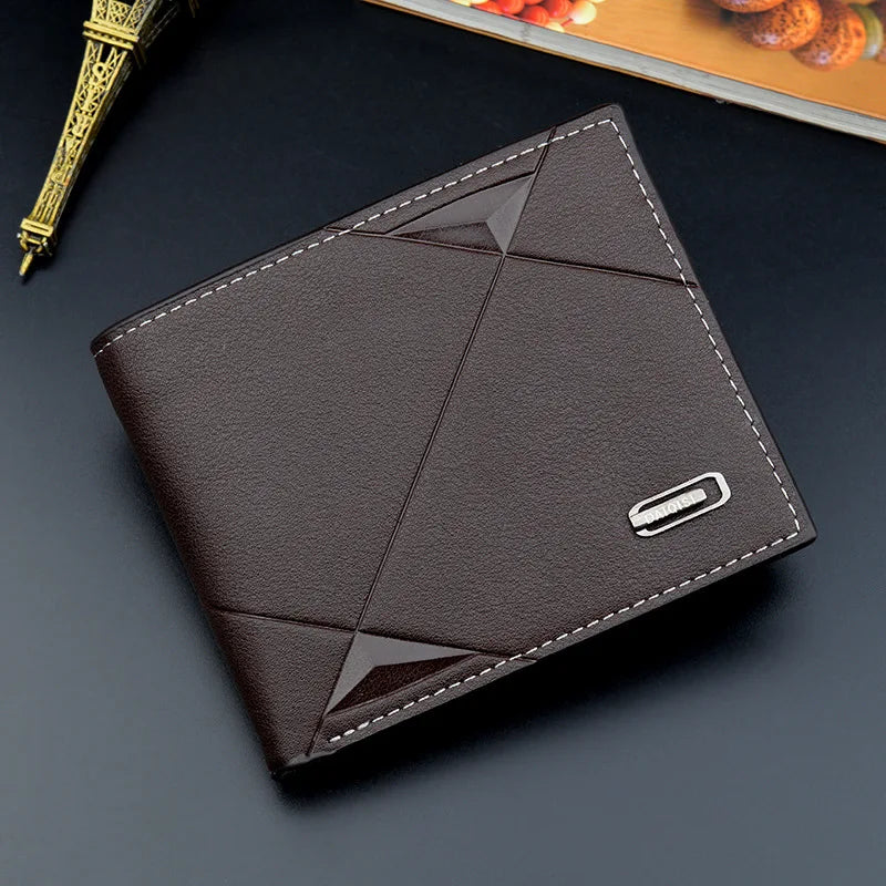 Bifold Faux Leather Wallet