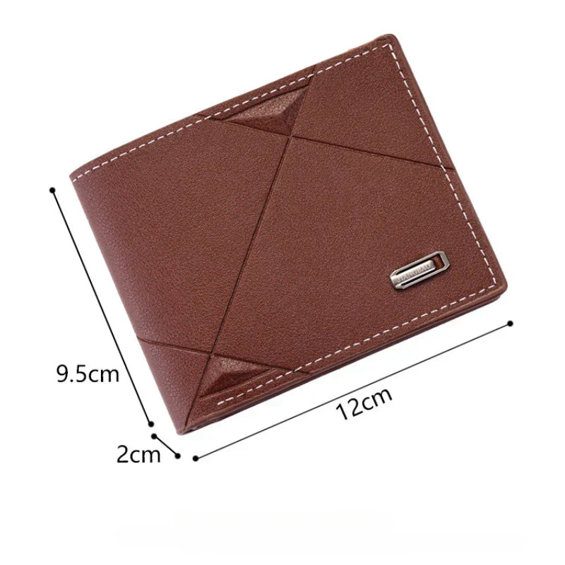 Bifold Faux Leather Wallet