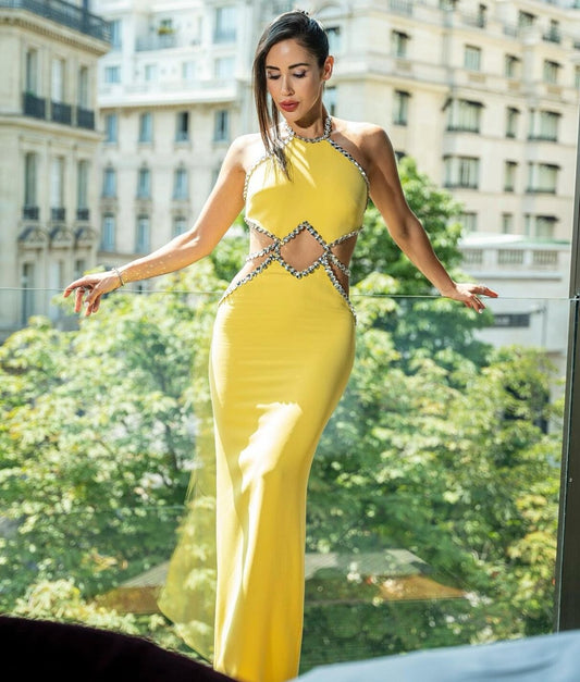 Sparkle and Rhinestone Bandage Dress