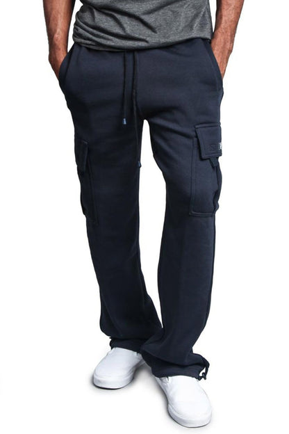 Men's Plus Size Drawstring Cargo Pants - MONLANE