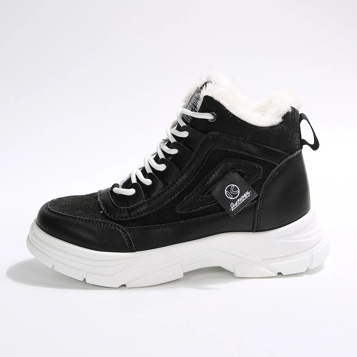 High-Top Platform Chunky Sneaker Boots