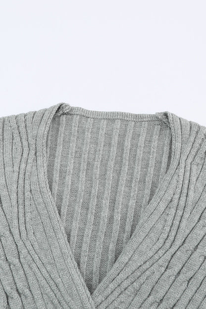 Cable-Knit Sweater Dress