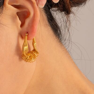 18K Gold-Plated Stainless Steel Earrings - MONLANE