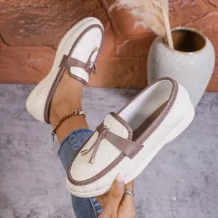 Round Toe Flat Loafers