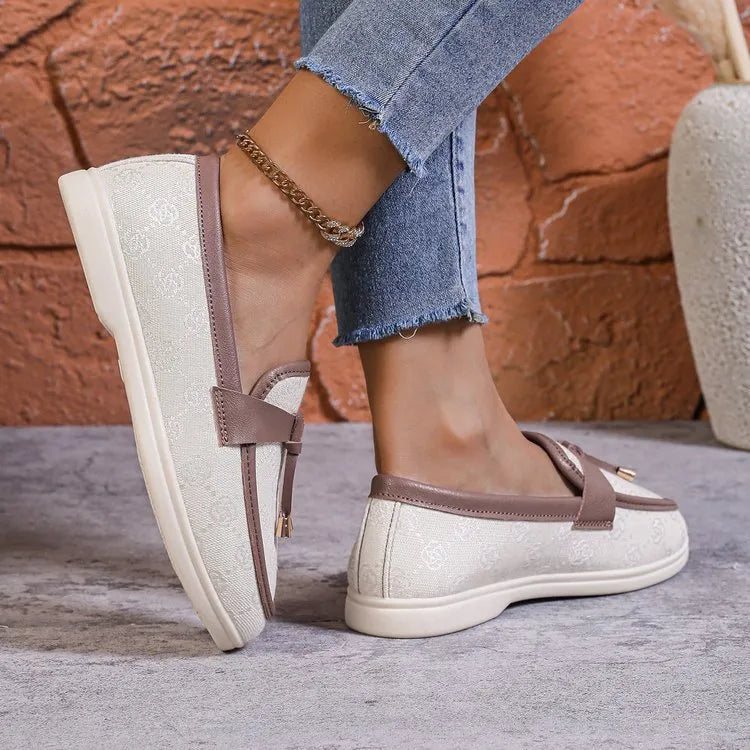 Round Toe Flat Loafers