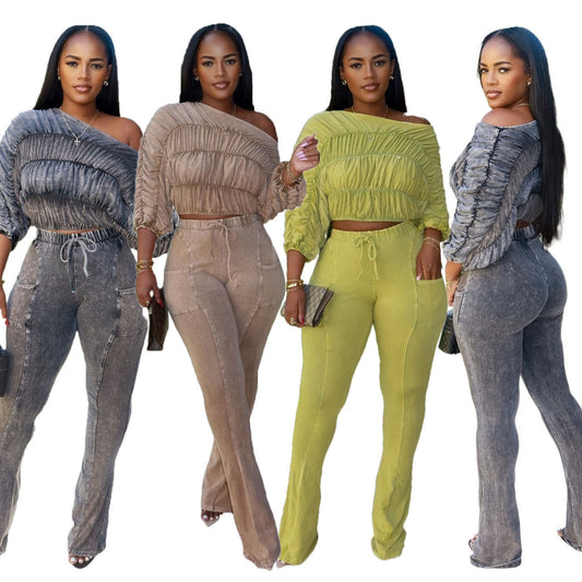 Loose long sleeved suit