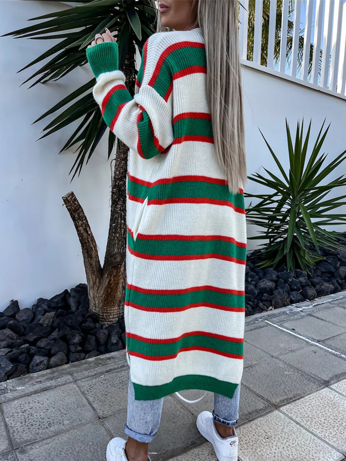 Open Front Longline Cardigan