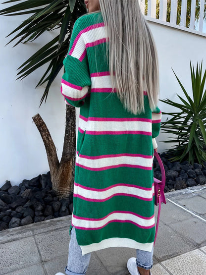 Open Front Longline Cardigan