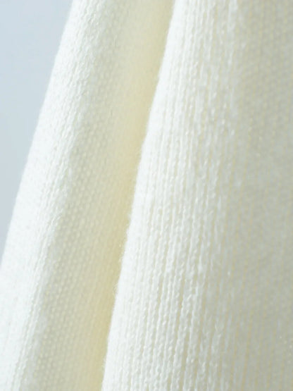 Ribbed Knit Boat Neck Sweater