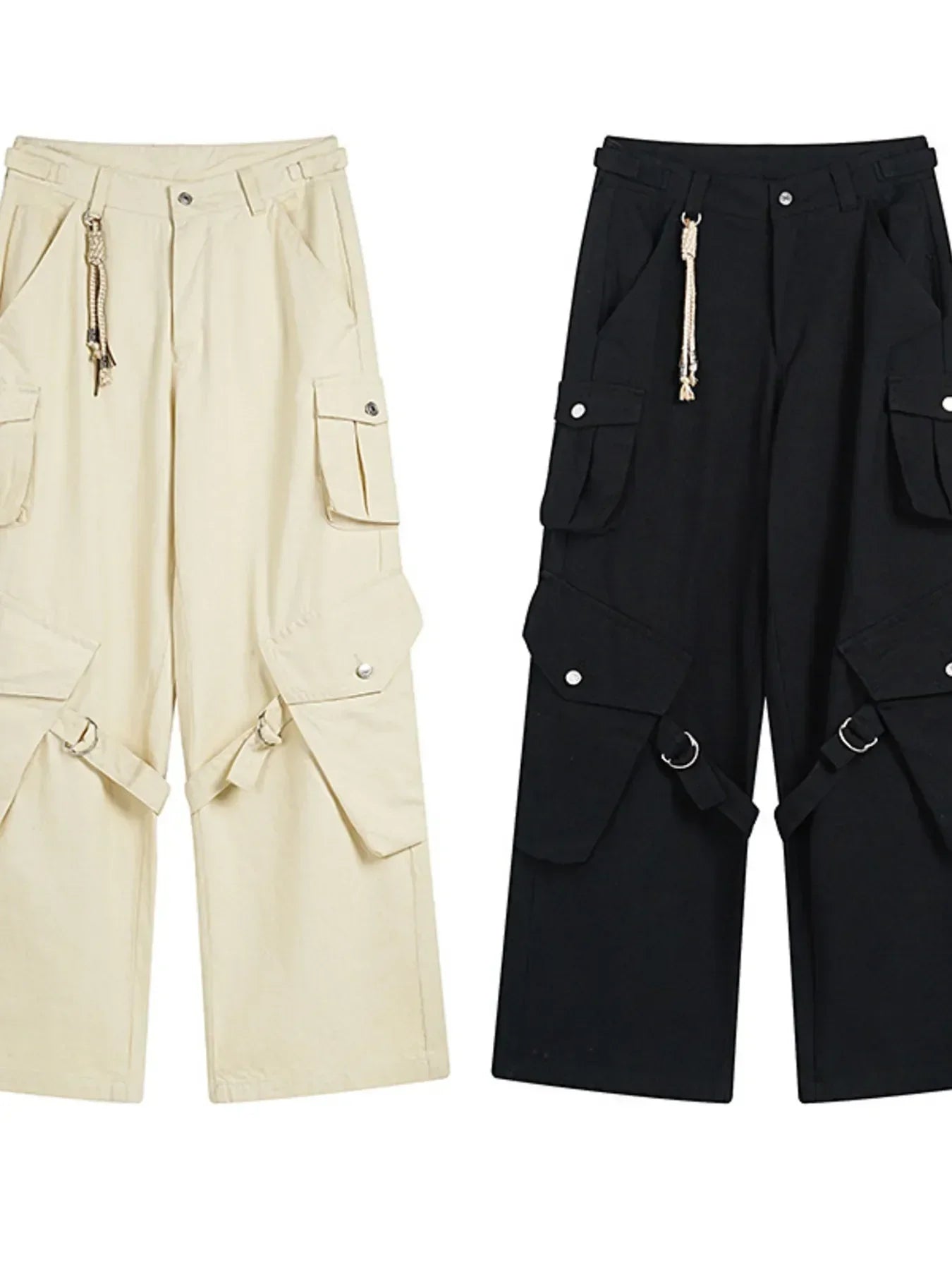 Wide Leg Men's Cargo Pants