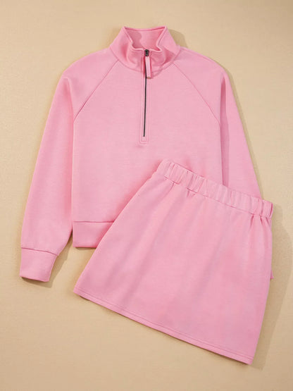 Mini Skirt 2pcs Outfit
