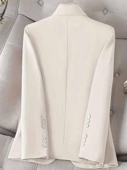 Long Sleeve Single-Button Blazer