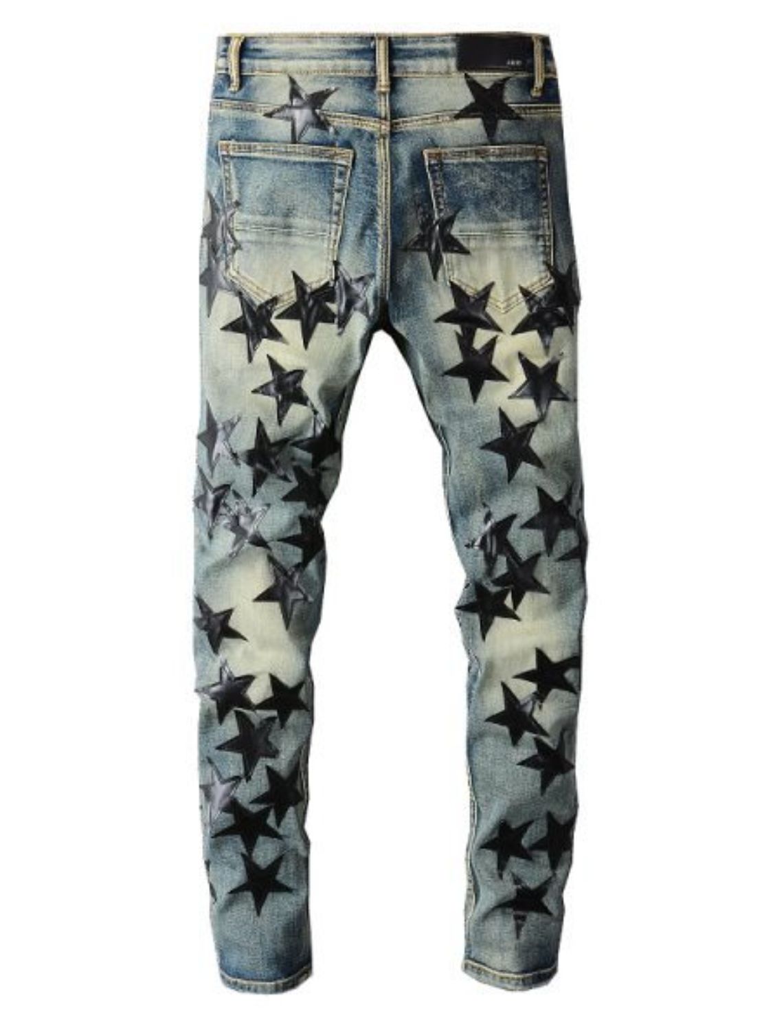 Men's Washed Slim Fit Jeans