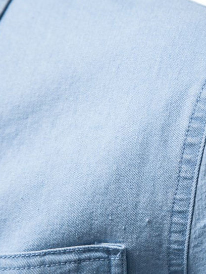 Men's Long Sleeve Denim Shirt