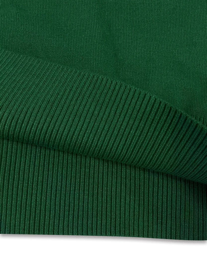 Leopard Round Neck Sweater Dress