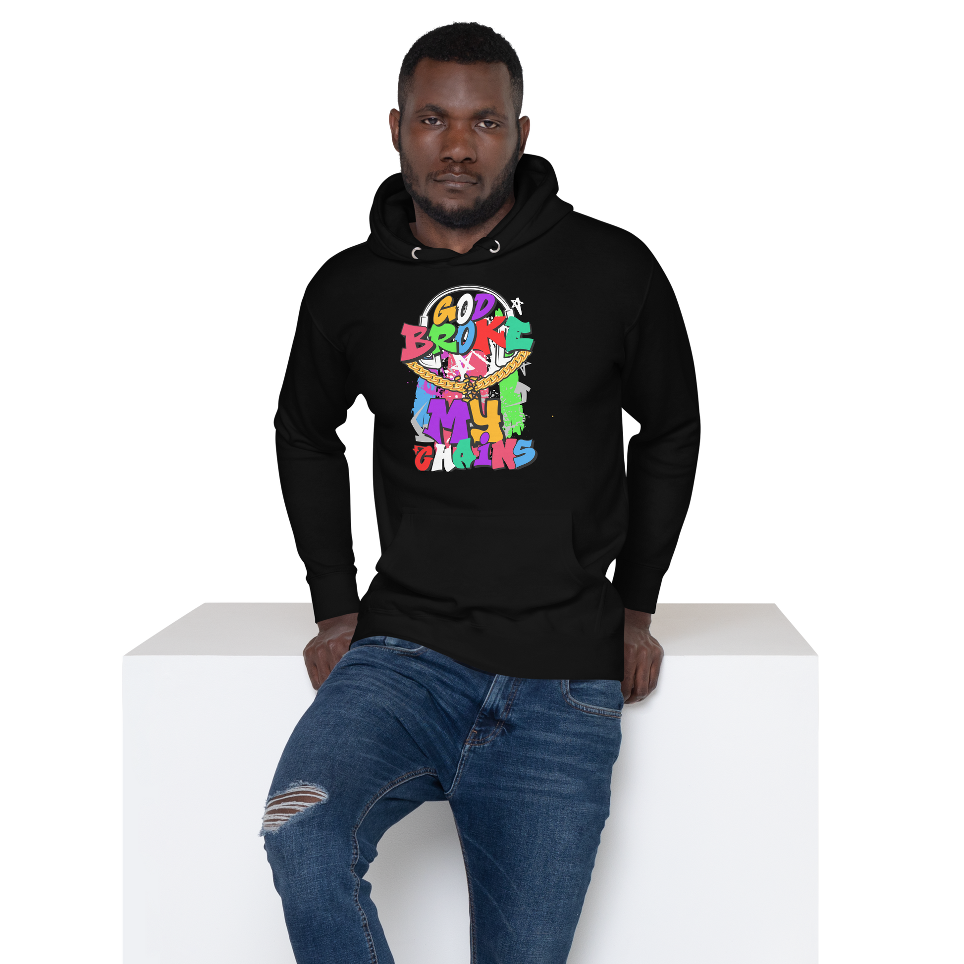 God Broke my Chains Unisex Hoodie - MONLANE