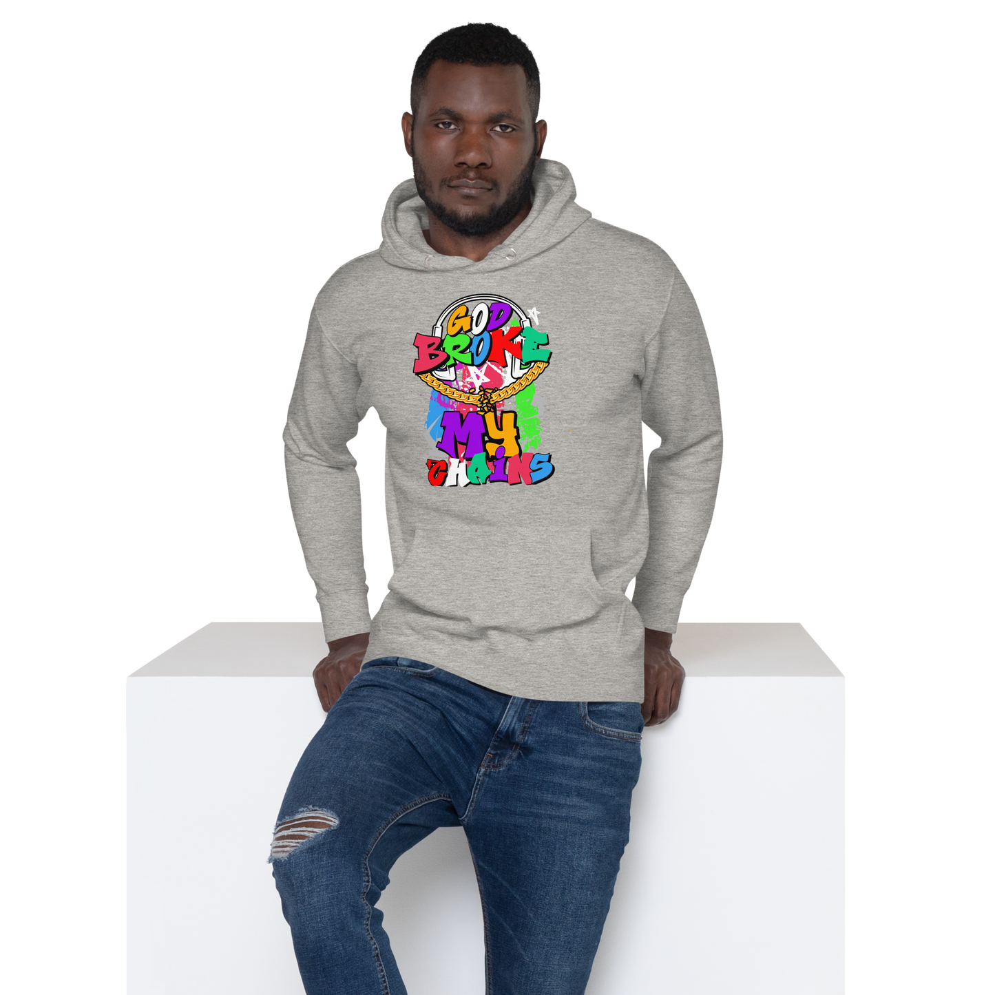 God Broke my Chains Unisex Hoodie - MONLANE