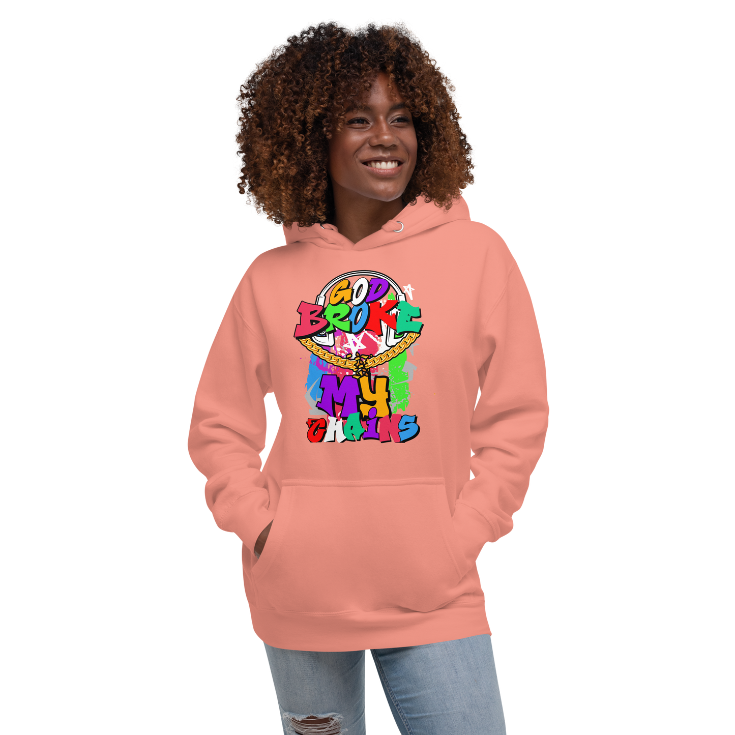 God Broke my Chains Unisex Hoodie - MONLANE