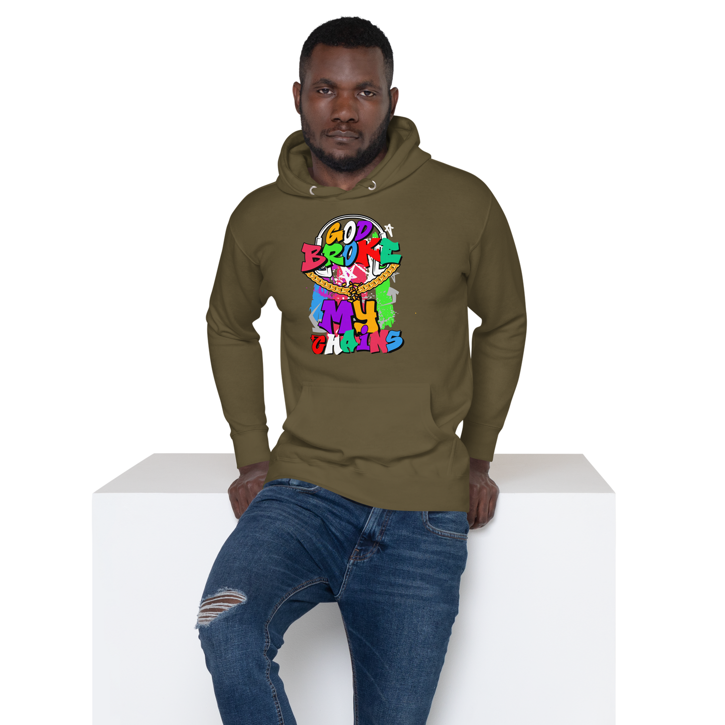 God Broke my Chains Unisex Hoodie - MONLANE